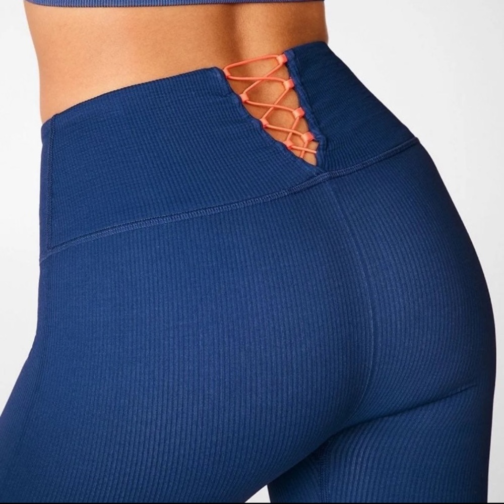 Fabletics Seamless High-Waisted Rib Leggings M